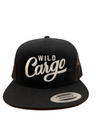 Wild Cargo Mesh Snapback Hat - Black