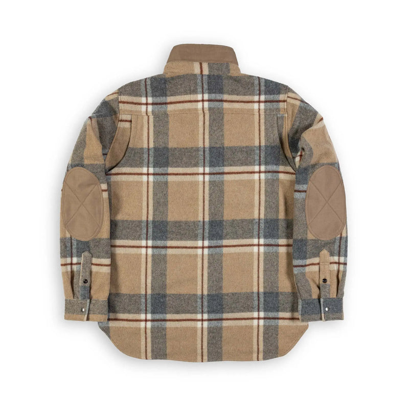 Farallon Wool Plaid Shirt - Beige