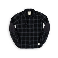 Farallon Wool Plaid Shirt - Black