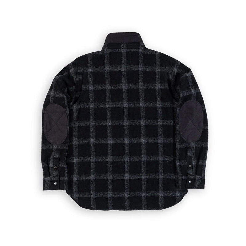 Farallon Wool Plaid Shirt - Black