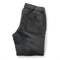 The Apres Pant in Charcoal Sashiko