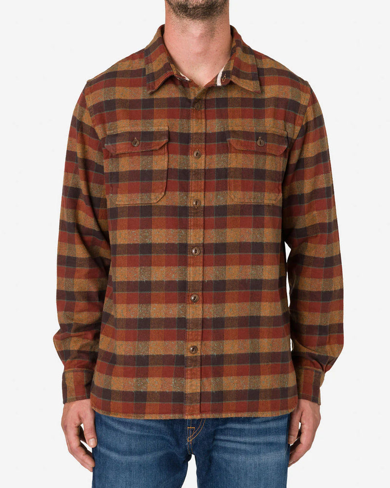 Winter Flannel - Utility Shirt - Clay Tile