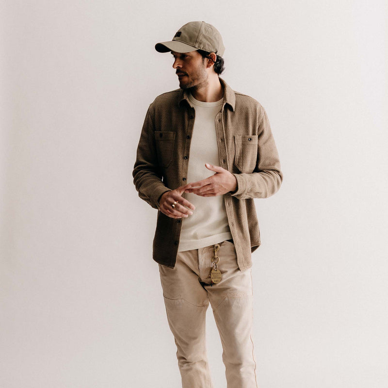 The Utility Shirt in Cypress Sashiko