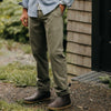 The Democratic Foundation Pant in Organic Smoked Olive