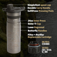 24oz GeoPress Ti Purifier