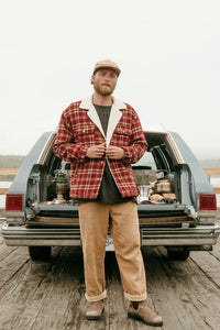 Rover - Burgundy Flannel Jacket