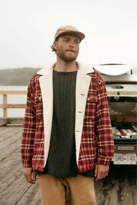 Rover - Burgundy Flannel Jacket