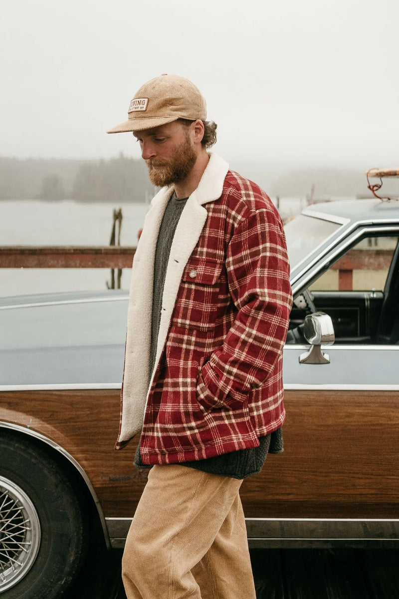 Rover - Burgundy Flannel Jacket