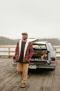 Rover - Burgundy Flannel Jacket