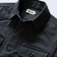 The Shop Shirt in Coal Chipped Canvas