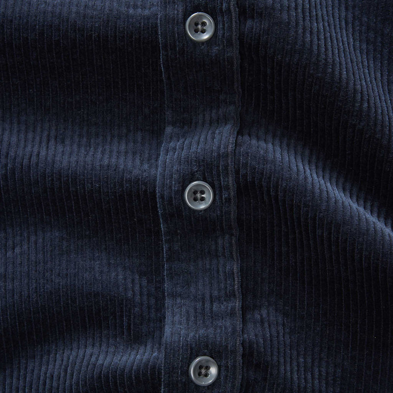 The Utility Shirt in Dark Navy Corduroy