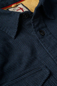 Utility Workshirt - Navy/Black Houndstooth